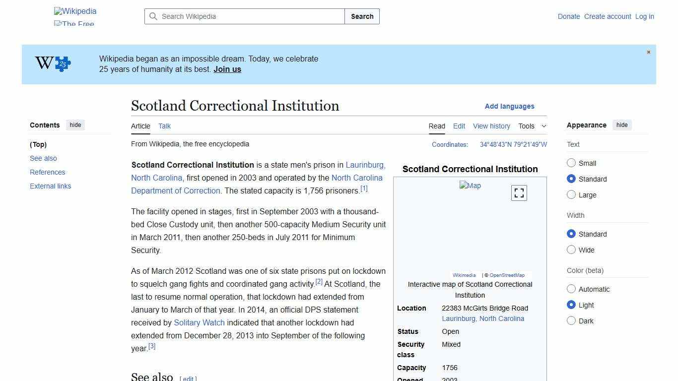 Scotland Correctional Institution - Wikipedia